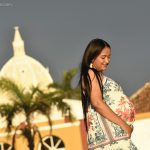 pregnant photographer in Cartagena