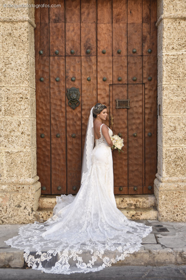 Bride Portrait in Cartagena