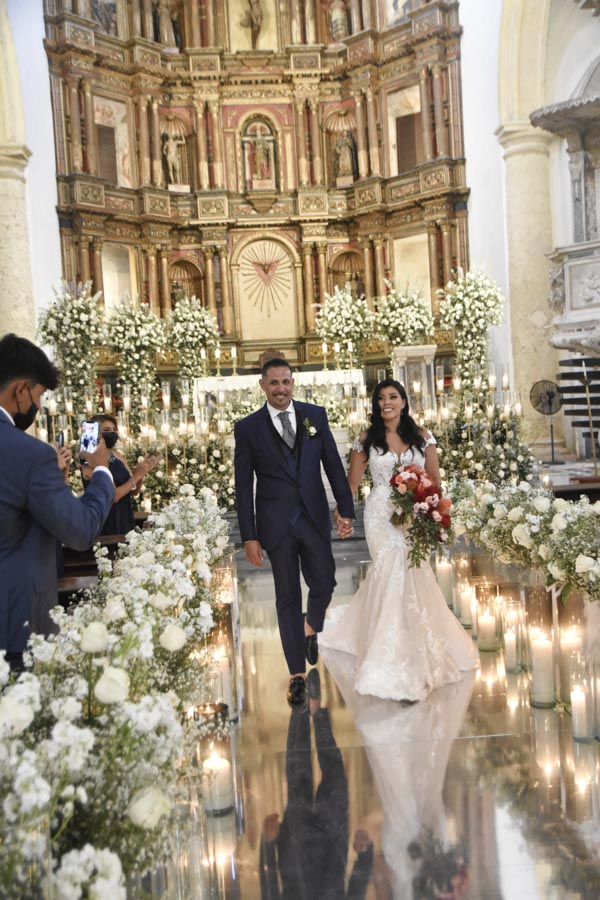 Wedding in Cartagena, Catedral de Santa Catalina de Alejandría. @delgadofotografos