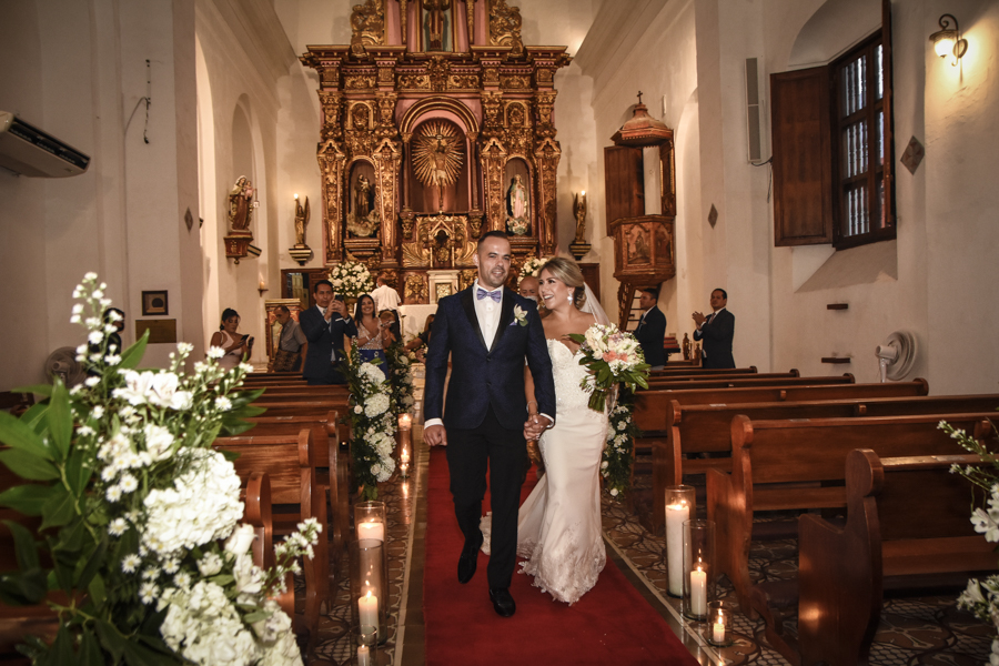 Iglesia de Santo Toribio / Fotografía de Bodas en Cartagena / Wedding Photography in Cartagena / Delgado Fotógrafos