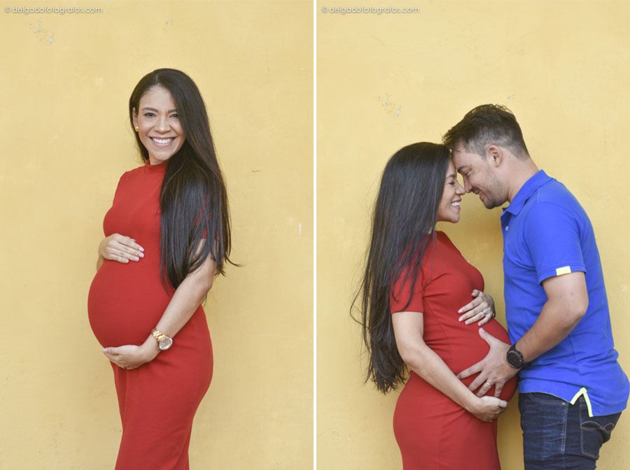 Pregnancy photoshoot in Cartagena. Delgado Fotógrafos.