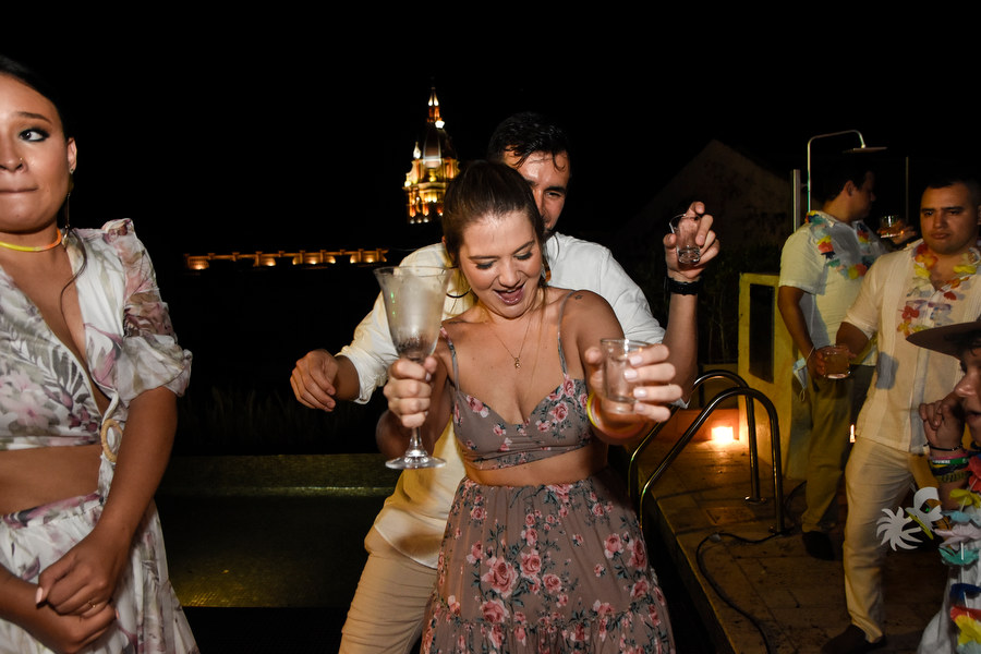 Cartagena wedding party - Hotel Santa Catalina - Delgado Fotógrafos.