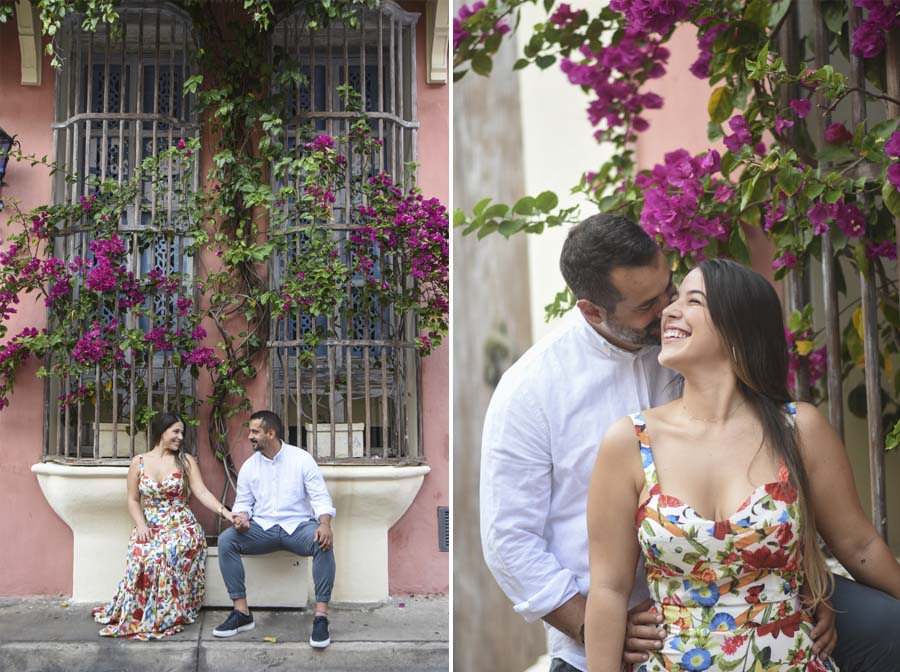 the flowers of Cartagena.
