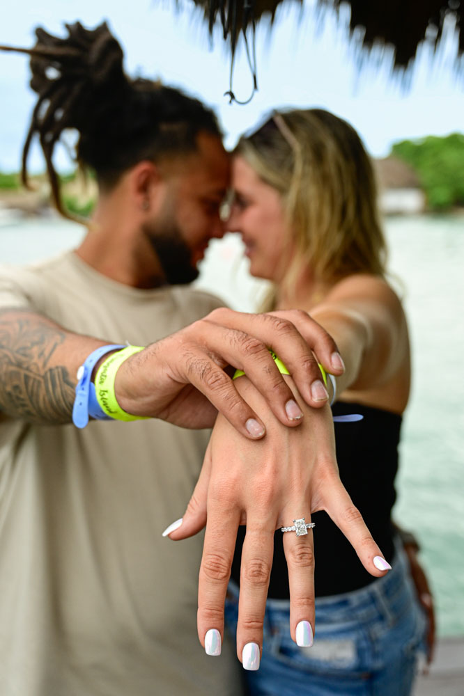 Proposal in the Rosario Islands, Cartagena. Alvaro Delgado photographer.